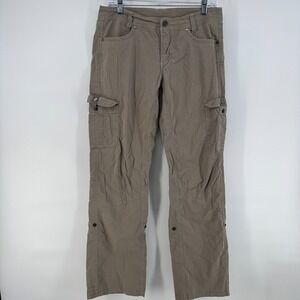KÜHL Kontra Cargo Pants Vintage Patina Y2K Gorpcore Women's Size 8 Reg 32x30